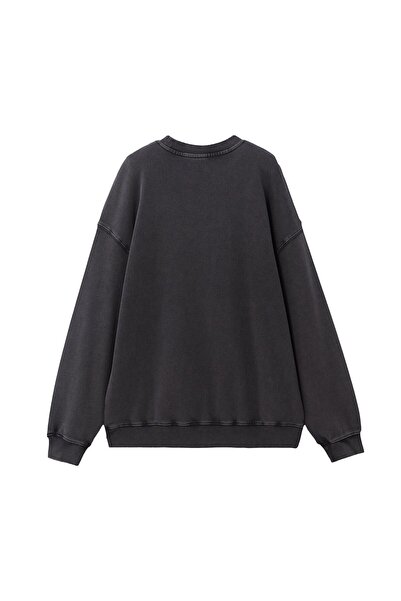 Giordano Men’s French Terry Crew Neck Printed Sweatshirt