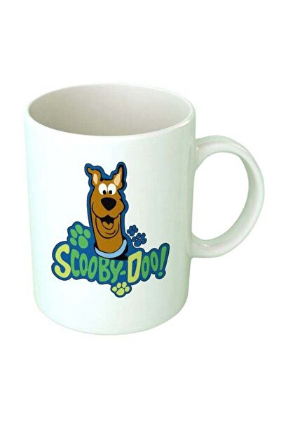 Generic كوب مطبوع سكوبي دو، أبيض/أخضر/أخضر، طباعة سريعة