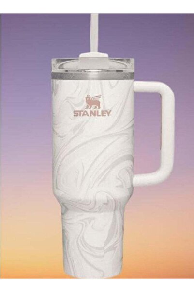 Generic Stanley Quencher H2.0 FlowState 40 oz Swirl Tumbler with Lid & Straw, Vacuum Insulated â€“ Keeps Dr