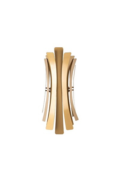 MOİRA Linea Çift Yönlü Modern Metal Aplik Parlak Gold, Minimalist Duvar Lambası LINEA-15442