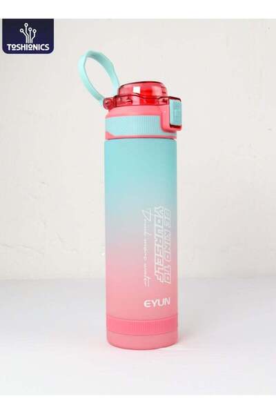 Generic Toshionics 900ml Sports Drinking Water Bottle with Secure Latch One Touch Lockable Lid and Carry Ha