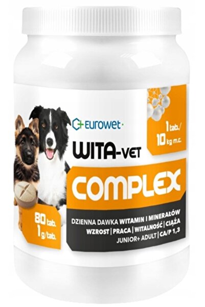 Other EUROWET WITA-VET COMPLEX hrană complementară pentru câini și căței 80 de comprimate