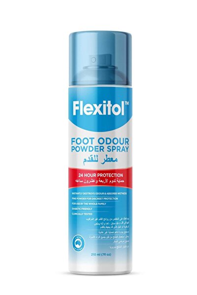 FLEXITOL بخاخ بودرة معطر للقدمين 210 مل