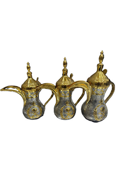 Generic Copper dallah, Syrian-made, set of 3 pieces