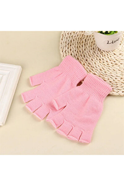 eleven market Tiriko Kadın Kesik Eldiven Pembe