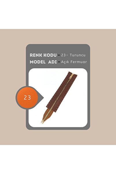 alfa tasarım atölyesi Piele naturală Fermoar deschis 25 Cm