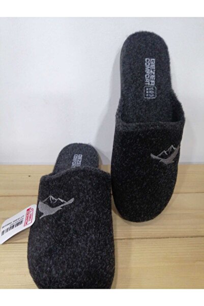 GEZER YENİ SEZON RAHAT KONFOR TABANLI KEÇE KIŞLIK ERKEK EV TERLİĞİ