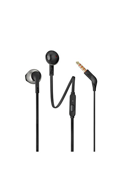 JBL T205 Mikrofonlu Kablolu Kulak İçi Kulaklık - Siyah