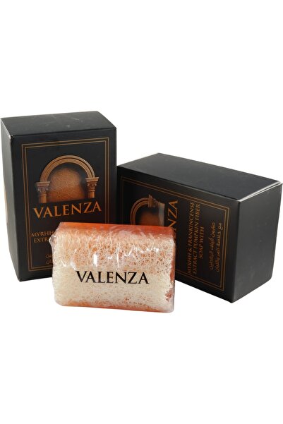 VALENZA HOME صابون فالينزا الفاخر بخلاصة التمر والبخور وألياف اليقطين 130 جرام
