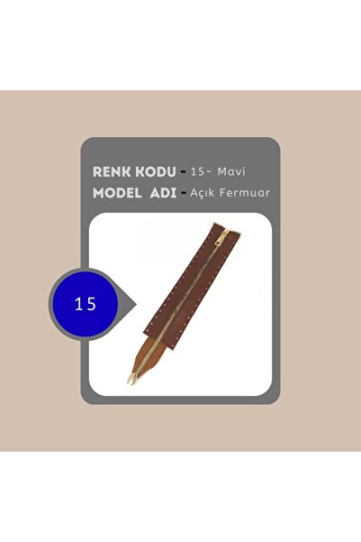 alfa tasarım atölyesi Piele naturală Fermoar deschis 25 Cm