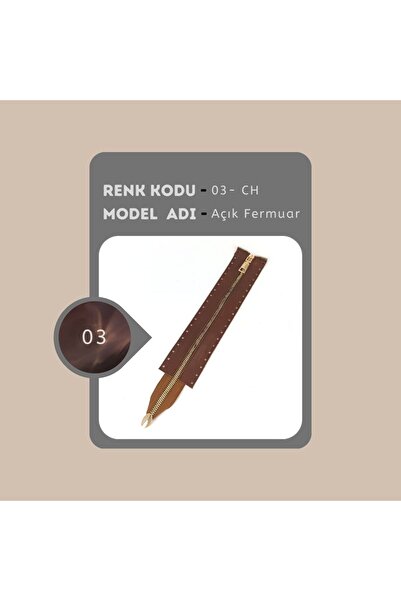 alfa tasarım atölyesi Piele naturală Fermoar deschis 25 Cm