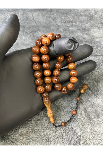 Mos Tespih High-End Natural Kuka Rosary with System