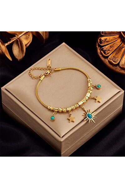 MITH SB TAKI 316L Titanium Stainless Steel Blue Polar Star Bracelet