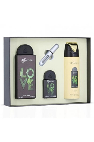 lattafa AFFECTION, gift set of 4 pieces, unisex