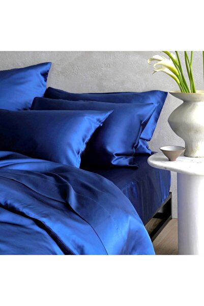 Kotonia Home Cearșaf de pat – 220×240 cm, 100% bumbac, Damask DeLux Satin, al...