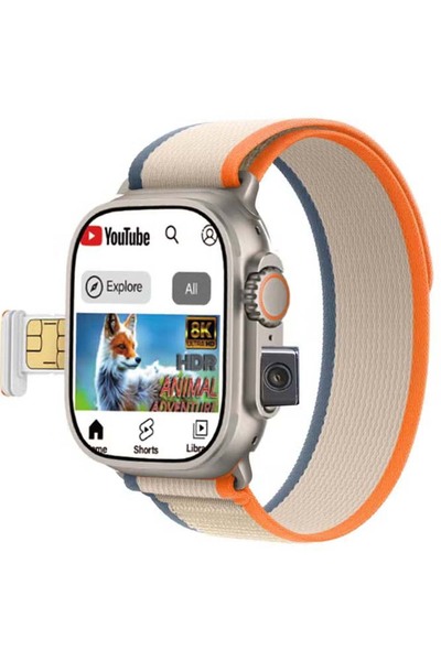 OTEETO TU 94 Pro Smart Watch - 2.02" Display, Pop-Up Camera & SIM Slot