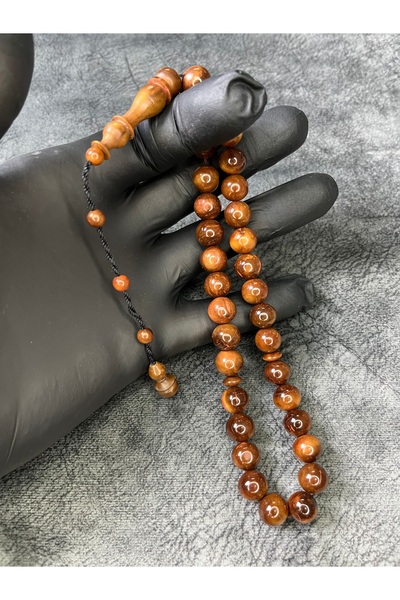 Mos Tespih High-End Natural Kuka Rosary with System