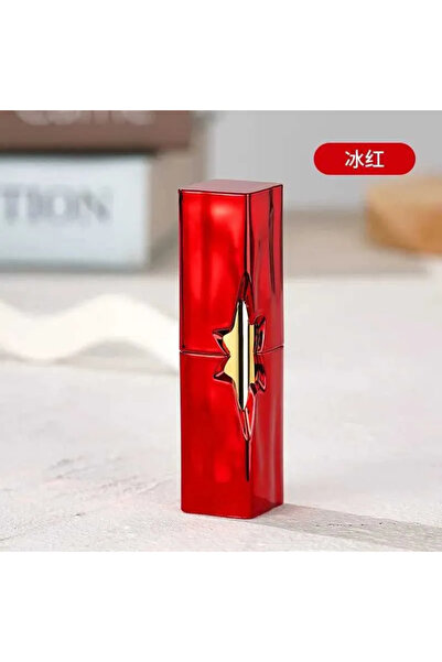 KdrElektronik Lüks Ruj Görünümlü Çakmak Yıldız Detaylı Özel Mini Lipstick (Ruj) Gazlı Çakmak