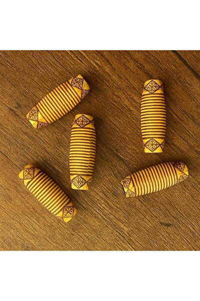 YASEMİN KAPLAN خرز شعر خشبي للشعر المجعد (الراستا)