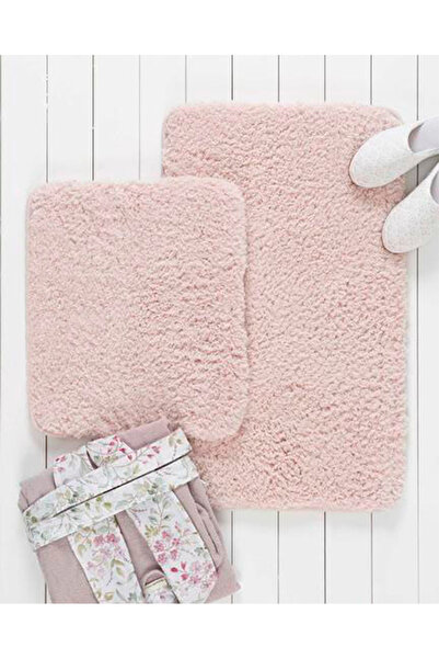 Madame Coco Sheep 2-Piece Bath Mat Set - Powder
