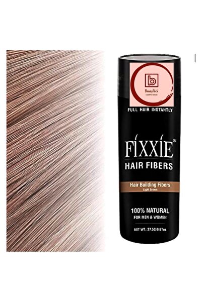 beauty pack Hair Fibers for Thin Hair, Powder Pack with Applicator and Comb, Dark Satin, FIXXIE