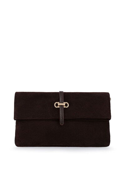 Bilik Deri Exclusive Brown Women's Portfolio & Clutch Bag Blm P-02-Sü