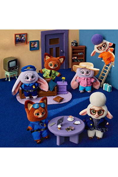 HEY GİDİ GİFT TOY STORE Zootopia Sürpriz Peluş Figür – 6 Farklı Karakterden Biri | Vinil Peluş Süpriz Figür +