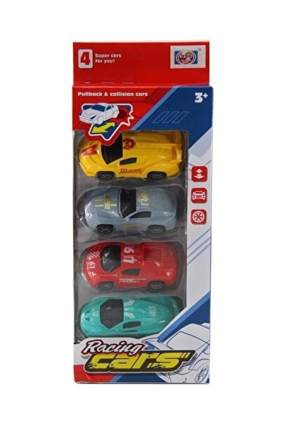 Birlik Oyuncak 4Lü Çarpınca Dönen Çekbırak Süper Arabalar