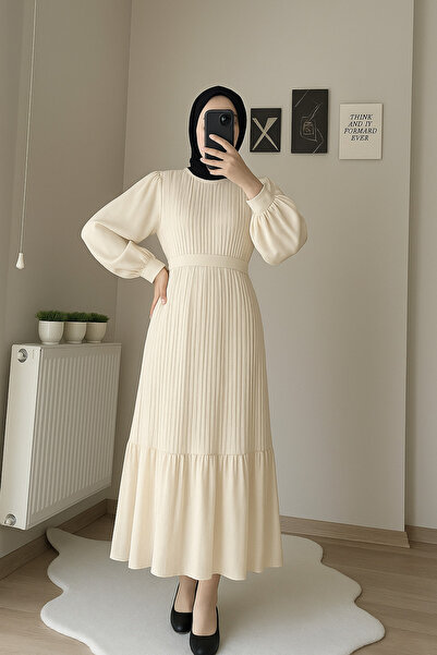 CYM Butik Pleated Hijab Dress