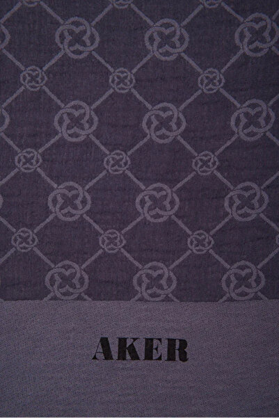 Aker Elegance Monogram Polyester Shawl - 1090100-975