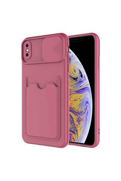 zore غطاء حماية لهاتف iPhone XS 5.8 من JoieCreatif Cardix - أرجواني داكن