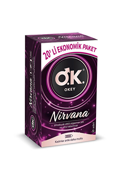 3Ecoswear Okey Nirvana Prezervatif 20'li