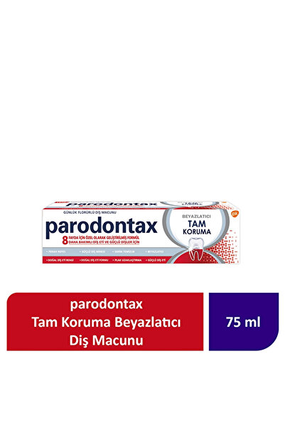 3Ecoswear Parodontax Tam Koruma Beyazlatıcı Diş Macunu 75 ml