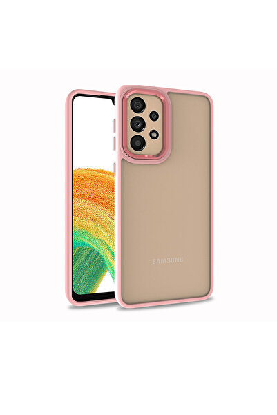 zore Galaxy A72 Case Nxxa Flora Cover - Rose Gold