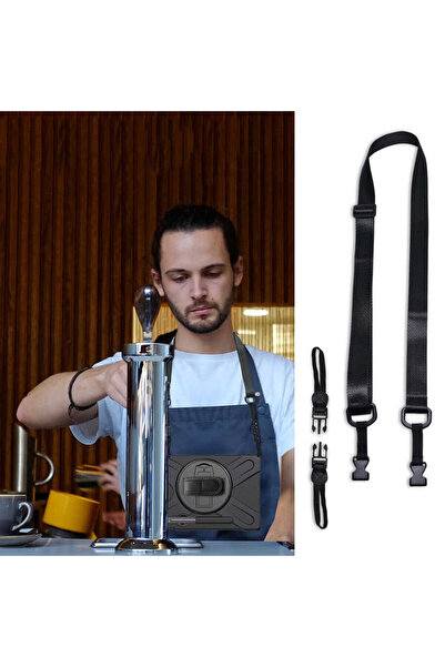 zore Galaxy Tab S7 Plus T970 Case Compatible Nxxa Defender Tablet Silicone-Black