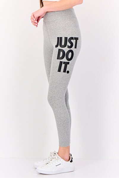 Nike Women Sportswear Fit Pull On Training Leggings, Grey