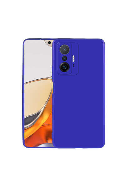 zore غطاء حماية من السيليكون لهاتف Mi 11T Pro 5G من JoieCreatif - أزرق بلون ا...