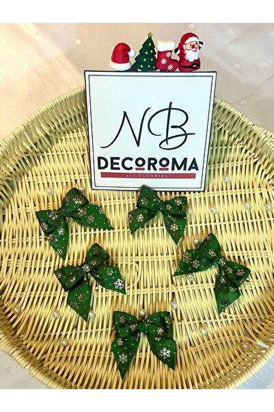 Nb Decoroma 2026 New Year Themed 20 Ribbon Bows – Gift Wrapping, Decoration, Decor, New Year Concepts