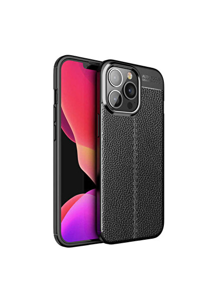 zore حافظة سيليكون متوافقة مع هاتف iPhone 13 Pro من JoieCreatif Niss - أسود