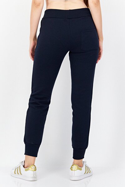 Geographical Norway Women Regular Fit Brand Logo Jogger Pant, Navy Combo