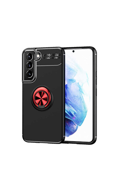 zore غطاء حماية من السيليكون لهاتف جالاكسي S22 بلس من جوي كريتيف - أسود-أحمر