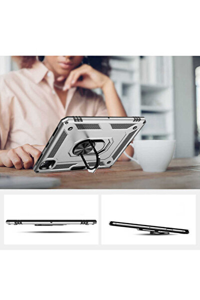 zore iPad Pro 11 2022 M2. Nesil Compatible Compatible Nxxa Tablet Vega Cover-Black