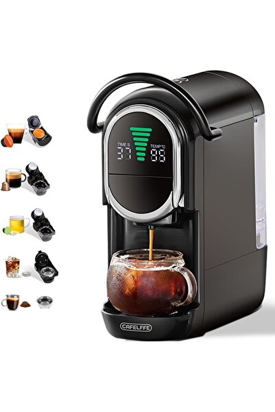 Cafelffe MK-609S 19 Bar 4-in-1 Espresso Machine - Hot/Cold Brew, Capsules & Ground Coffee, 600ml, Bl