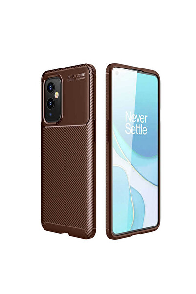 zore One Plus 9 Case Nxxa Black Silicone Cover - Navy Blue