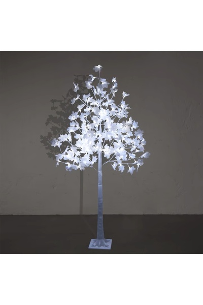 EMATTEIRO Copac Decorativ Arțar Alb cu LED, 180 cm, Lumină Caldă, Interior, I...