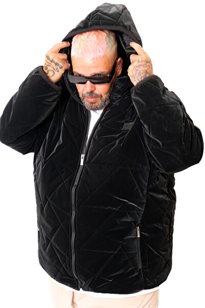 ModeXL Mode XL Men's Plus Size Coat Hooded U25701