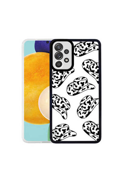 zore Galaxy A72 Case Nxxa M-Fit Patterned Cover - Line No5