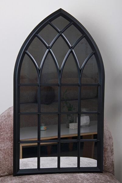 Generic Artistic window frame mirror – a touch of modern luxury, 92 cm * 51 cm