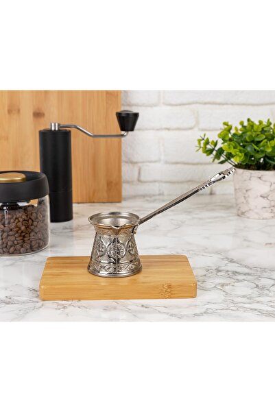 KT HOME Cezve Coffee Pot 3-Piece Cast Iron Cezve Zamak Coffee Pot Jazva Copper Cezve