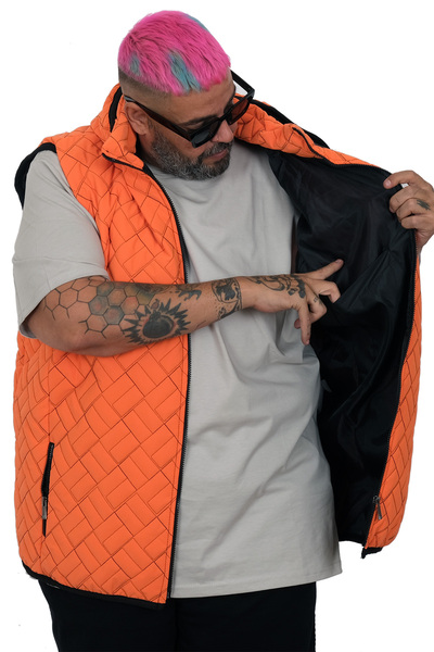 ModeXL Mode XL Oversize Men's Quilted Vest 25713